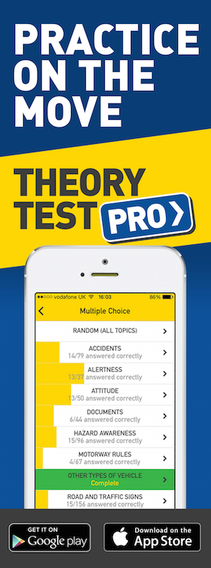 Theory Test Pro in partnership with 1st Pass Driving School